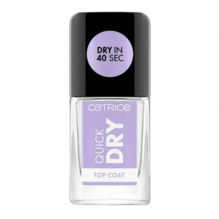 Baza, Top coat, Tratamente - Top coat cu uscare rapidă Quick Dry Catrice 10.5 ml