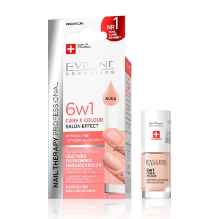 UNGHII - Tratament balsam de unghii Nail Therapy 6 in 1 Nude