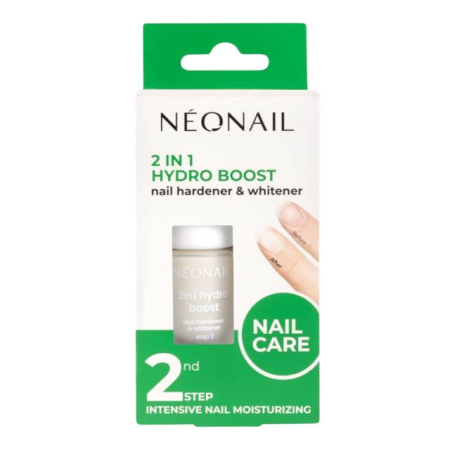 UNGHII - Tratament pentru intărirea și albirea unghiilor 2 în 1 Hydro Boost Neo 7.2 ml