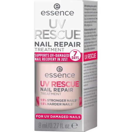 Baza, Top coat, Tratamente - Tratament pentru repararea unghiilor UV RESCUE Essence 8 ml
