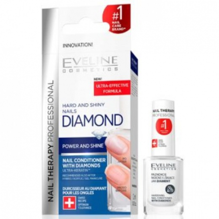 Baza, Top coat, Tratamente - Tratament unghii Diamond Hard and Shiny Nails