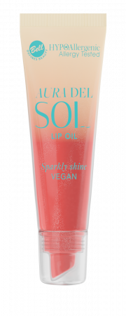 Lip gloss/luciu buze - Ulei de buze hipoalergenic sidefat 02 Sunrise - Aura del Sol Bell 10 g