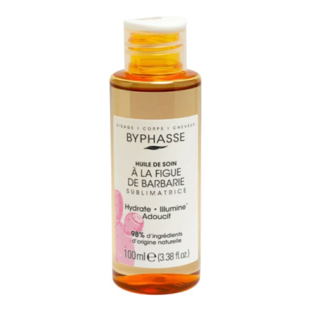 Ulei de par - Ulei multifuncțional 3-1 pentru față, corp și păr cu Smochin de Barbaria Byphasse 100 ml