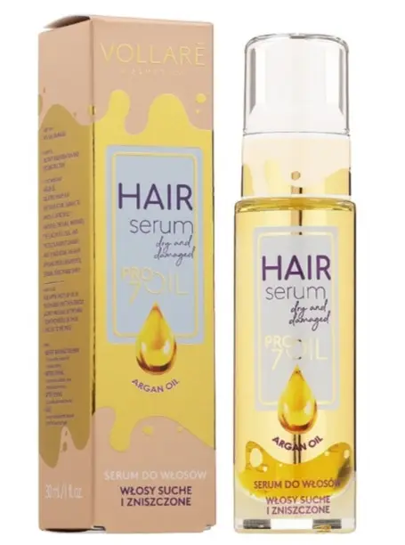 Ulei de par - Ulei ser pentru par uscat/deteriorat cu Argan Pro 7 Oils Color Shine Vollare 30 ml