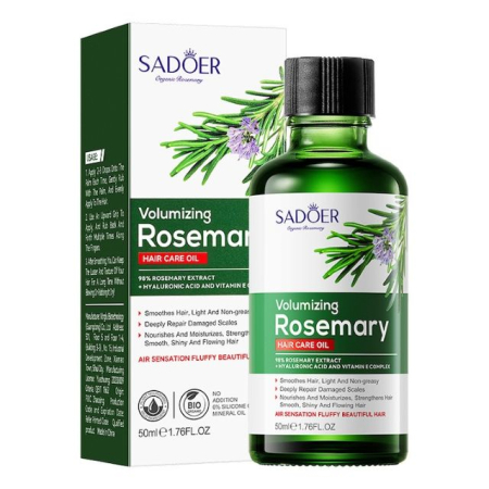 Ulei de par - Ulei tratament pentru volumul părului Volumizing Rosemary Hair Care Oil Sadoer 50 ml