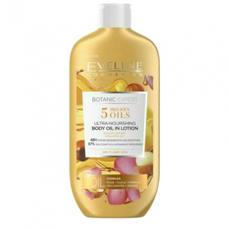 Lotiune de corp - Ulei ultra - nutritiv in loțiune Eveline 350 ml