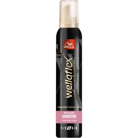 Spuma de par - Wellaflex Spuma Sensitive 3 200 ml Wella