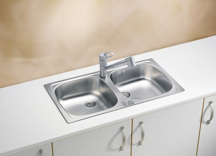 Chiuveta inox Basic 160 satin [2]