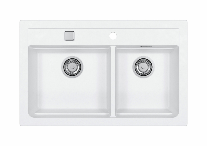 Chiuveta compozit Atrox 50 alb [1]