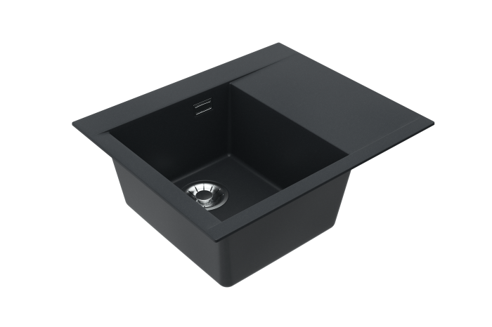 Chiuveta compozit PURE-G 50 STANGA negru [2]