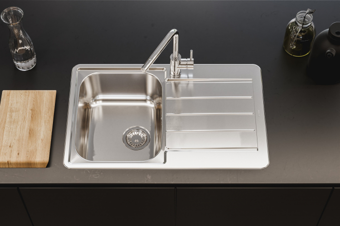 Chiuveta inox Line 80 Max leinen dreapta (All round inclus) [3]