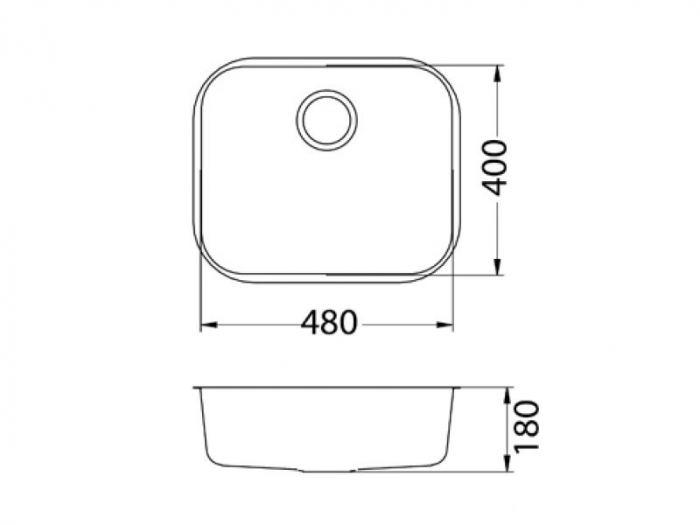 Chiuveta inox Variant 10 satin [3]