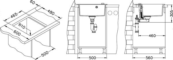 Chiuveta compozit Formic 20 Gri [3]