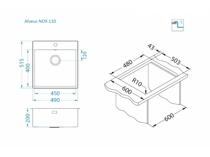 Pachet Alveus Nox 110 si baterie Stella [6]