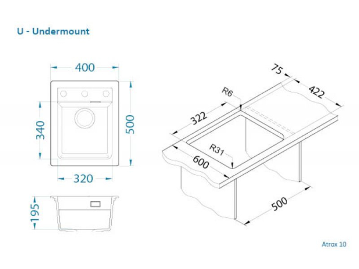 Pachet Atrox 10 si baterie Jana Negru [5]