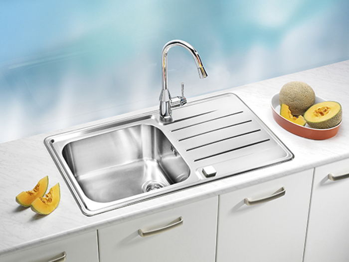 Chiuveta inox Praktik 100 satin [2]