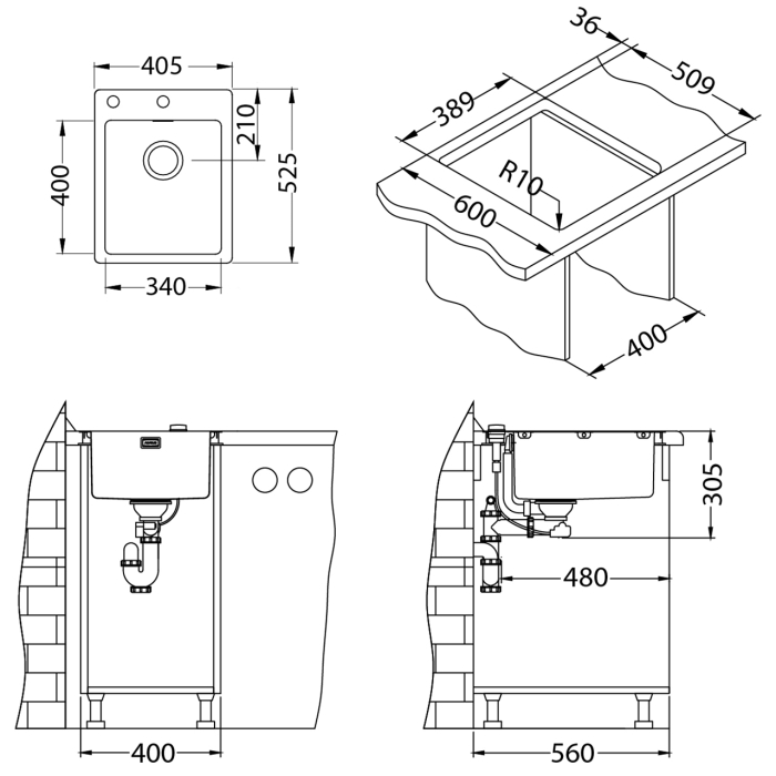 Chiuveta inox Pure 10 [5]