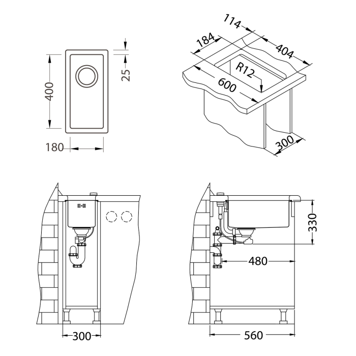 Chiuveta inox Quadrix 10 [4]