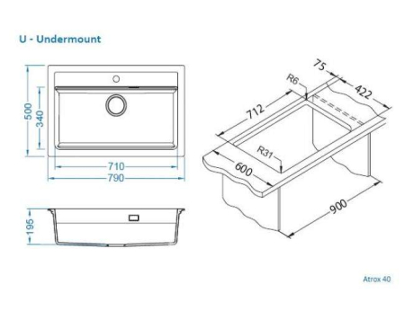 Pachet Atrox 40 si baterie Flexa All Black [5]