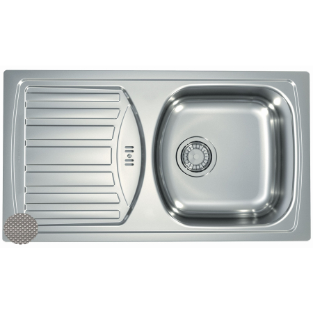 BASIC - Chiuveta inox Basic 150 satin dreapta