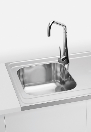 Chiuveta inox Classic 70 Pro satin [3]