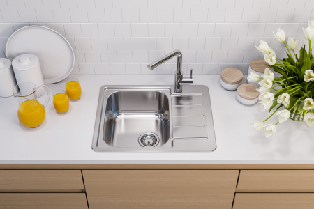 Chiuveta inox Line 110 Max satin [1]