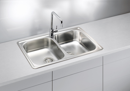Chiuveta inox Line 90 satin [1]