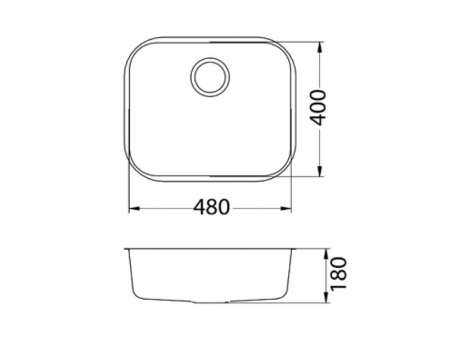 Chiuveta inox Variant 10 satin [2]
