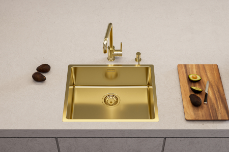 Chiuveta Monarch Kombino 50 auriu(montaj sub blat) [1]