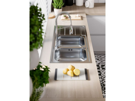 Chiuveta inox Line 100 Maxim satin [4]