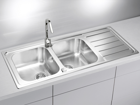 Chiuveta inox Line 100 satin [1]