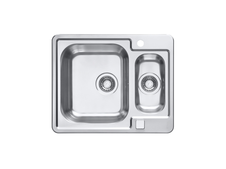 LINE MAXIM - Chiuveta inox Line 50 Maxim satin