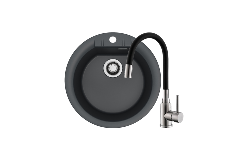 Pachete Negru - Pachet Cadit 100 si baterie Flexa negru satin