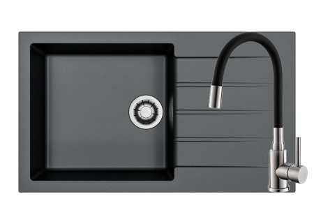 Pachete Negru - Pachet Cadit 40 si baterie Flexa negru satin