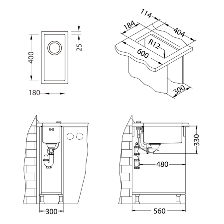 Chiuveta inox Quadrix 10 [3]