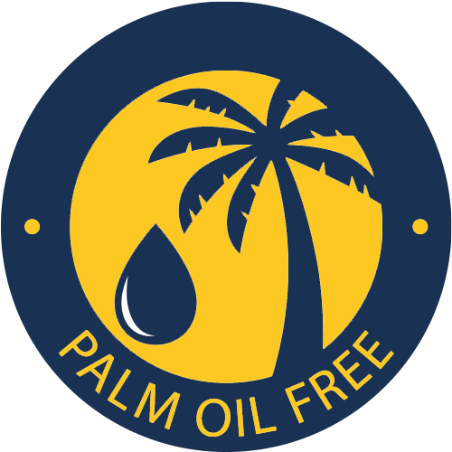 Fără ulei de palmier.