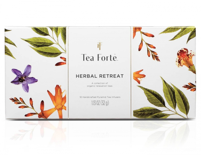 Ceai Petite Ribbon Herbal Retreat – Tea Forte – Cutie cu 10 piramide [2]