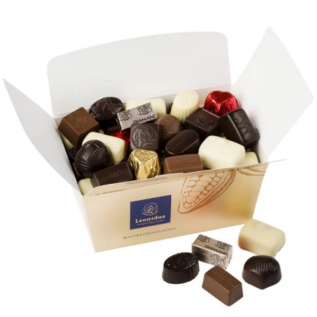 BALLOTIN CIOCOLATA ASORTATA - Ballotin Gourmand 1kg cu 66 de Praline Asortate | Leonidas