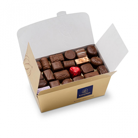 BALLOTIN CIOCOLATA CU LAPTE - Ballotin Gourmand 1kg ~ 64 praline ciocolata cu lapte