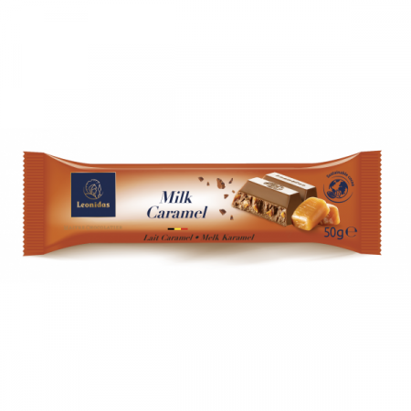 BUNĂTĂȚI GOURMET - Bara 30% Ciocolata Lapte Cu Caramel Sarat 50g