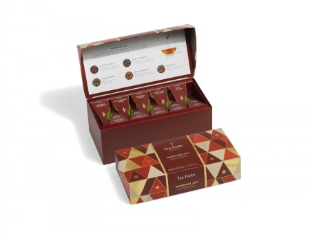 CAFEA ȘI CEAI - Ceai Petite Ribbon Box Warming Joy – Tea Forte – Cutie cu 10 piramide