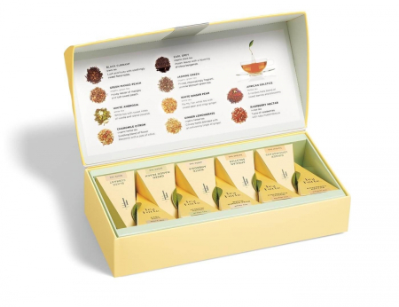 CAFEA ȘI CEAI - Ceai Tea Tasting Assortment – Tea Forte – Cutie cu 10 piramide
