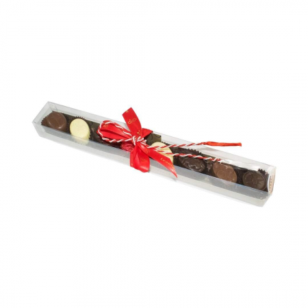 COLECTIA 1-8 MARTIE - Regleta Transparenta 8 Praline cu snur de martisor