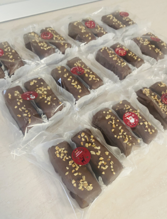 Baton ciocolata de casa cu fistic si kataif [2]