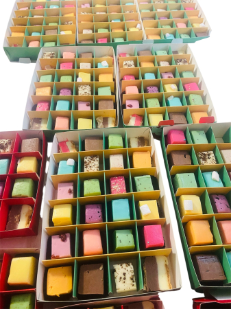 Calendar Advent cu 12 de bucăți de ciocolată de casă artizanală cu fructe [3]