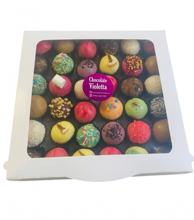 Cutie bomboane ciocolata de casa