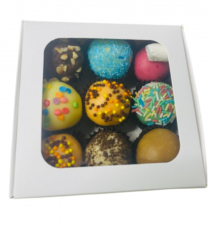 Cutie 9 bomboane ciocolata de casa