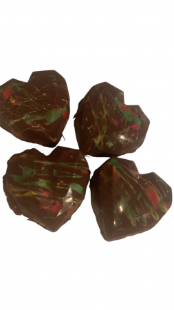 Inimioara Ciocolata Dubai cu fistic si kataif [5]