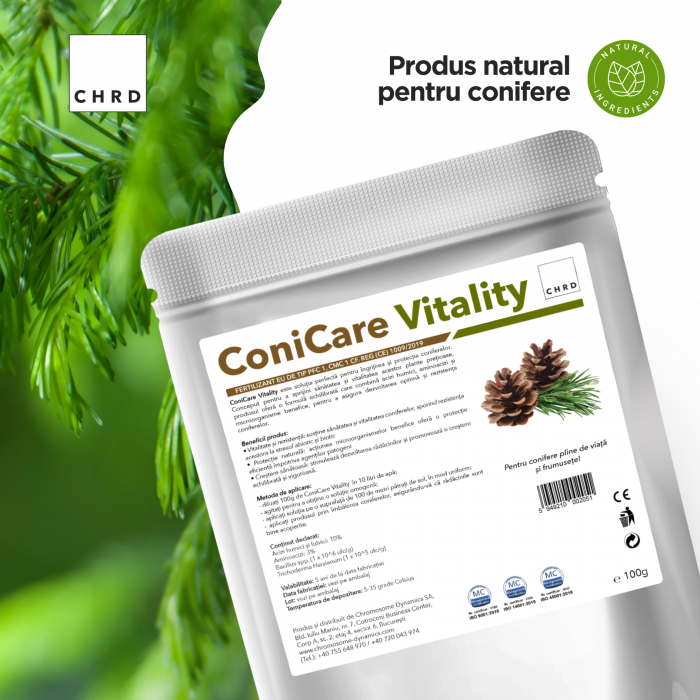 ConiCare Vitality, Produs natural pe baza de microorganisme si nutrienti pentru conifere, 100 g [2]