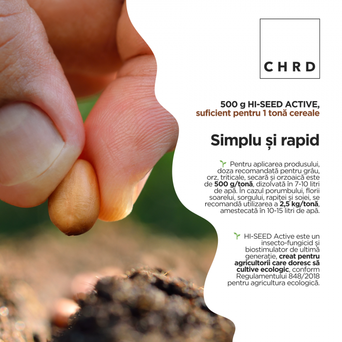 HI-SEED Active, Insecto-fungicid și biostimulator de germinație, 500g [3]